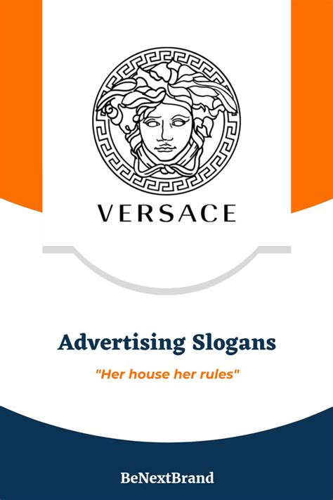 versace brand slogan|Versace brand slogans.